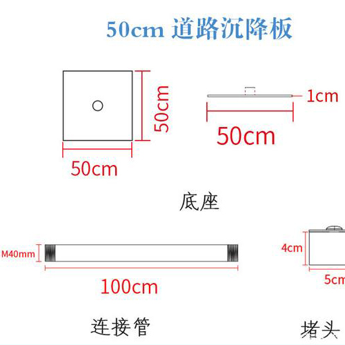 黄冈沉降板规格型号如何选择？